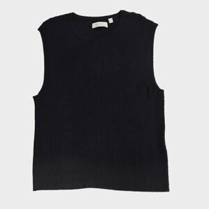 Urban Outfitters Sleeveless Black Ribbed Top